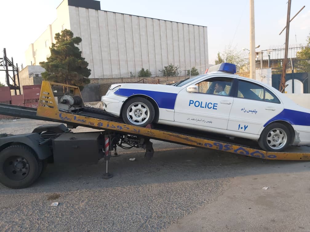 خودرو بر امدادگران راهیان سپاهان (4)