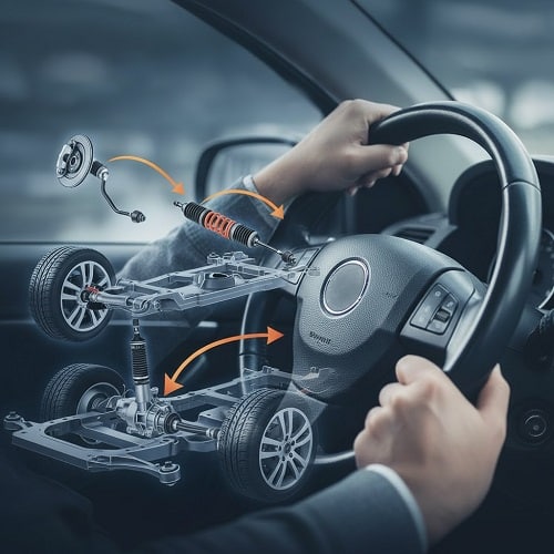 دلایل کشیدن فرمان به یک سمت با امداد خودرو اصفهان