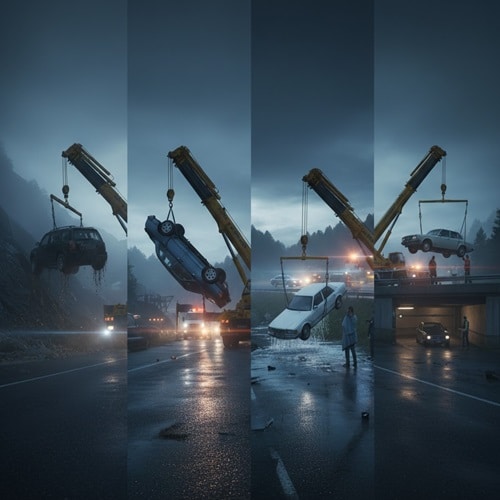 برای حمل خودرو چه مواقع نیاز به جرثقیل است ؟‌ حمل خودرو با جرثقیل با امداد خودرو اصفهان