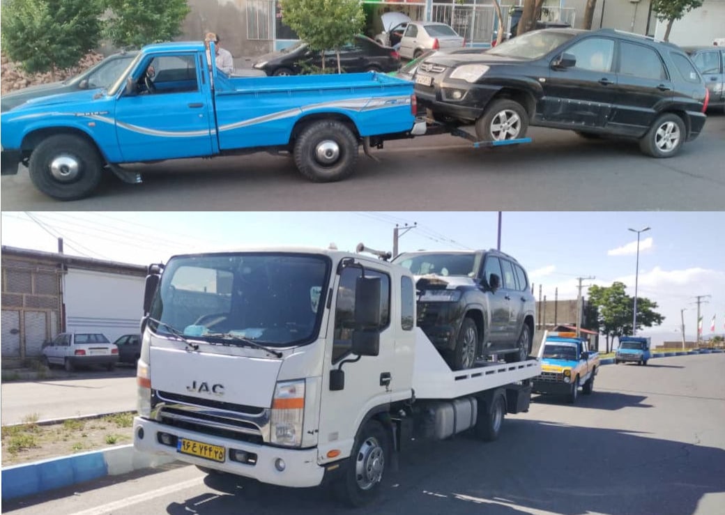 حمل خودرو در تبریز